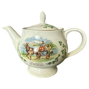 Vintage Arklow Of Ireland Souvenir Teapot